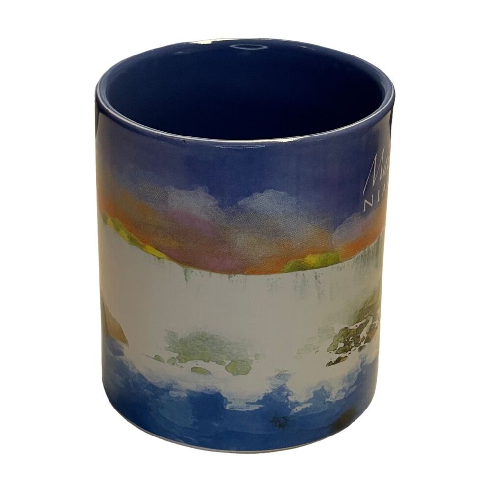 Vintage Multicolor Ceramic Maid of the Mist Niagara Falls Souvenir Coffee Mug - Picture 4 of 7